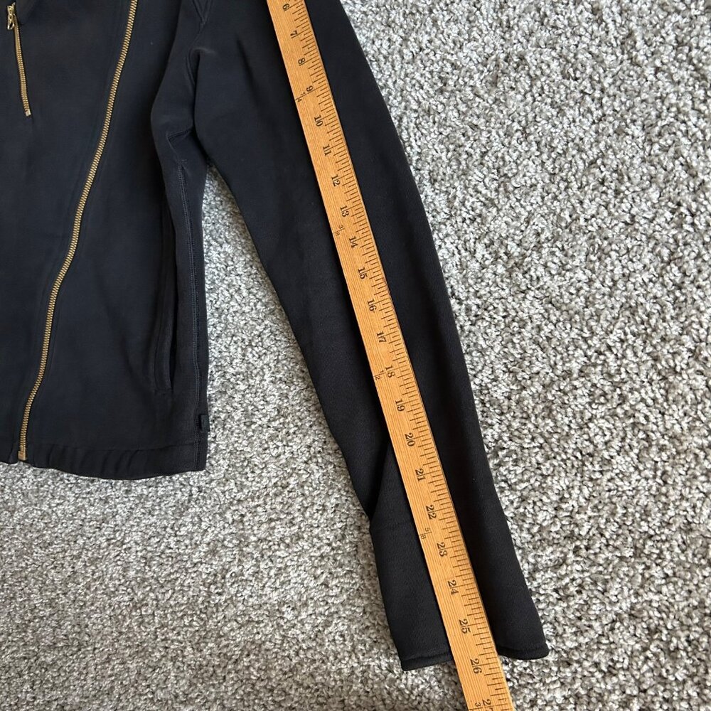Lululemon Womens 6 Lab Shadow Zip Up Blazer Moto Jacket - Picture 6 of 11